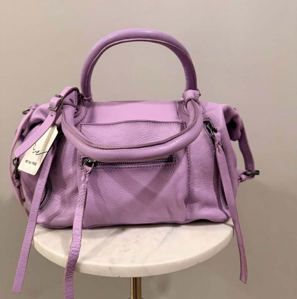 Free People Baby Emerson Satchel Bag Lilac